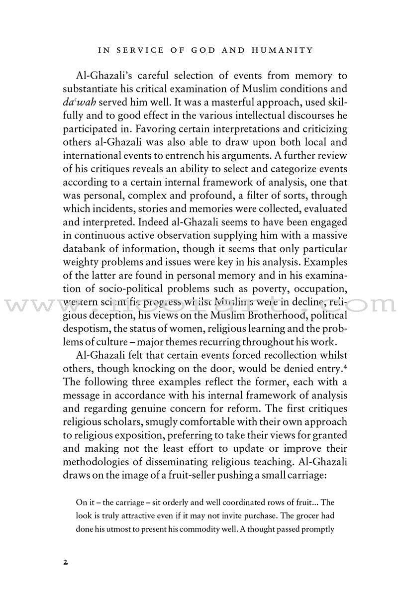 In Service of God and Humanity: The Legacy of Shaykh Muhammad al-Ghazali