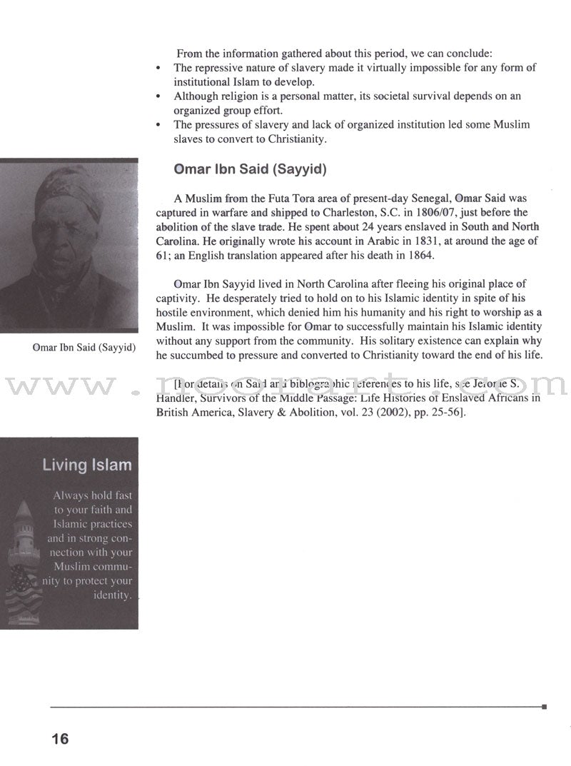 Living Islam - Islam in America: Part 7 (12th Grade)