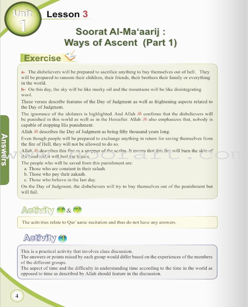 ICO Islamic Studies Teacher's Manual: Grade 7, Part 1