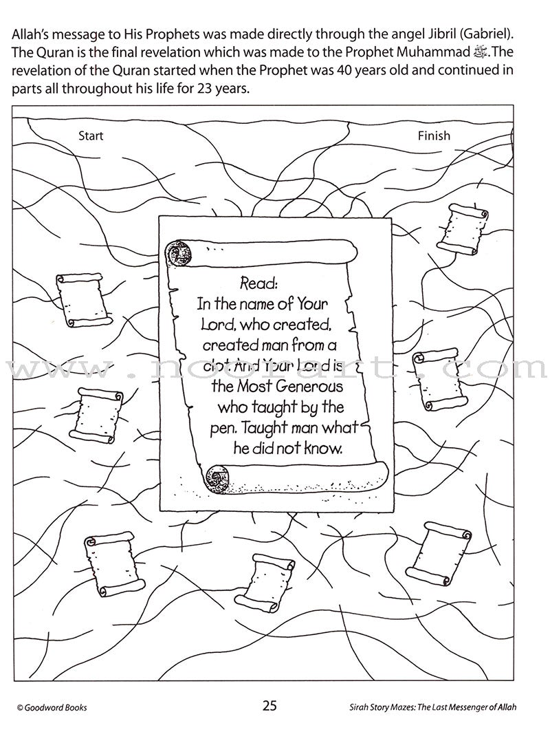 Quran and Sirah Story Mazes Gift Box (5 Books)