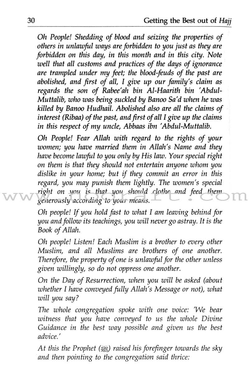 Getting the Best out of Al-Hajj (Pilgrimage)