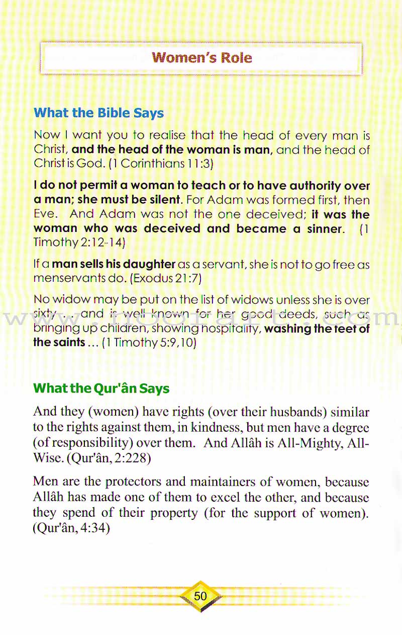 Christianity and Islam According To the Bible and the Quran