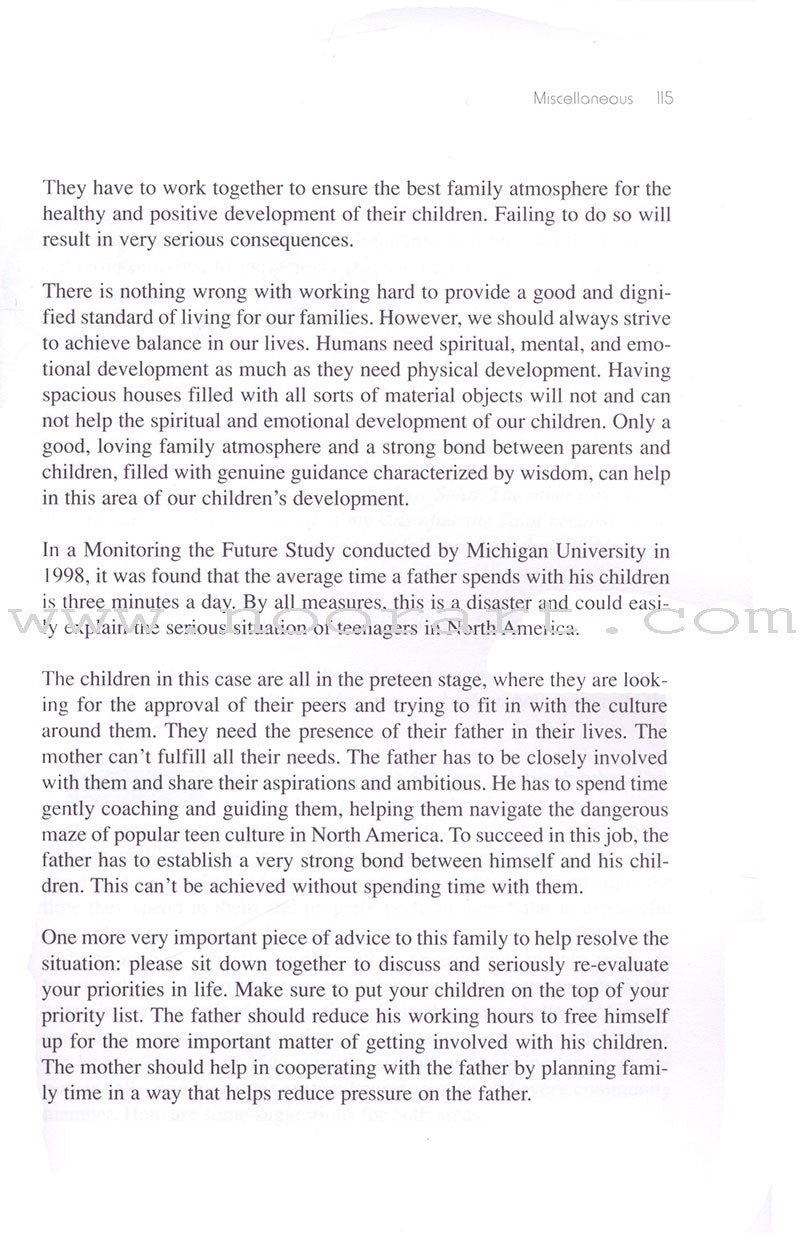 Answers to Frequently Asked Questions on Parenting: Part 2