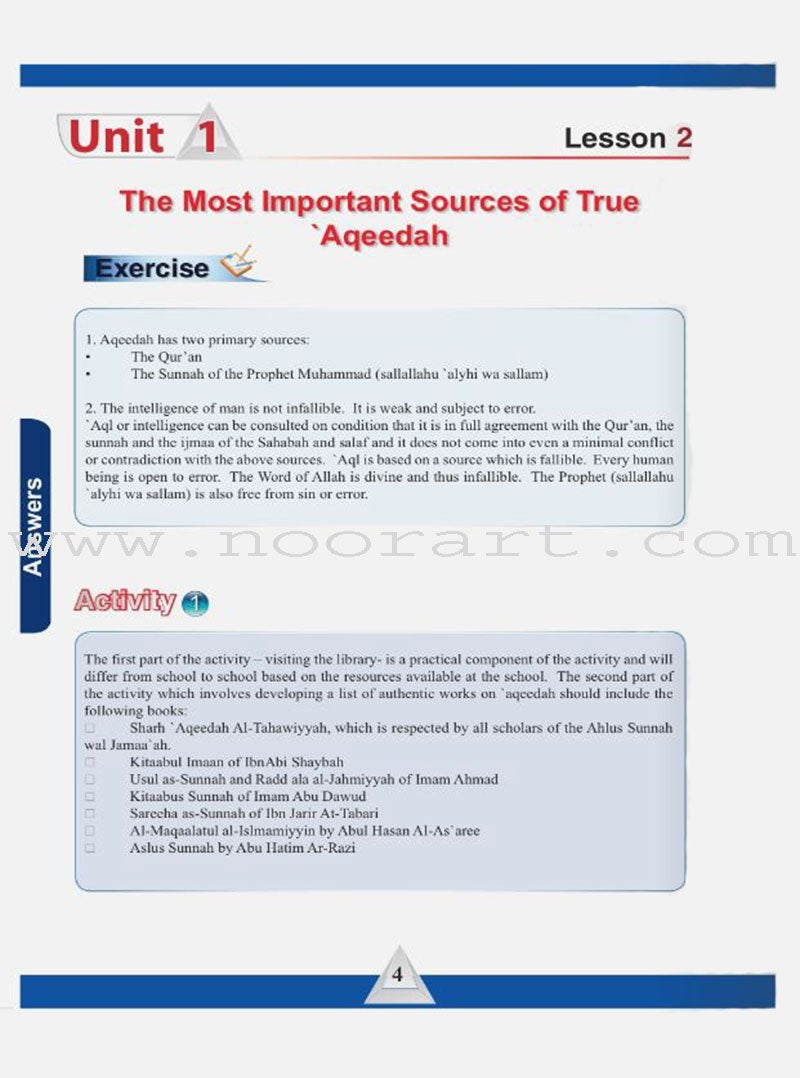 ICO Islamic Studies Teacher's Manual: Grade 12, Part 1