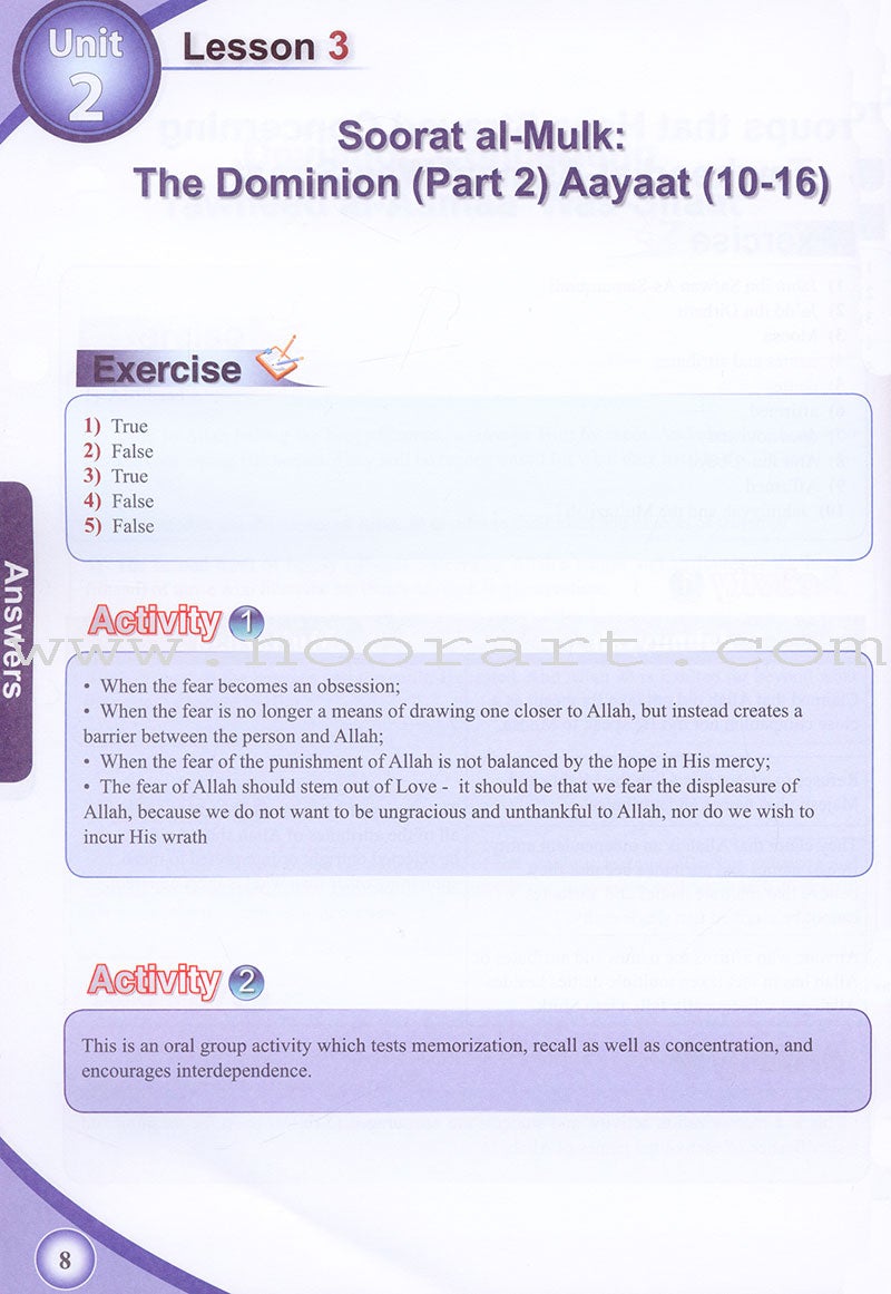 ICO Islamic Studies Teacher's Manual: Grade 9, Part 1