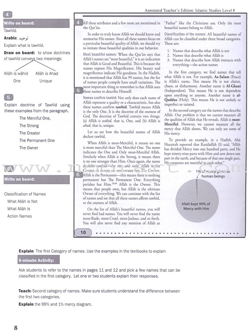 Weekend Learning Islamic Studies: Teacher Guide Level 8 (With USB)