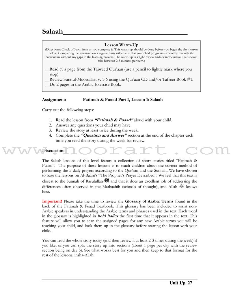 Lesson Manuals: Level C Part 1 (Unit 1-5)