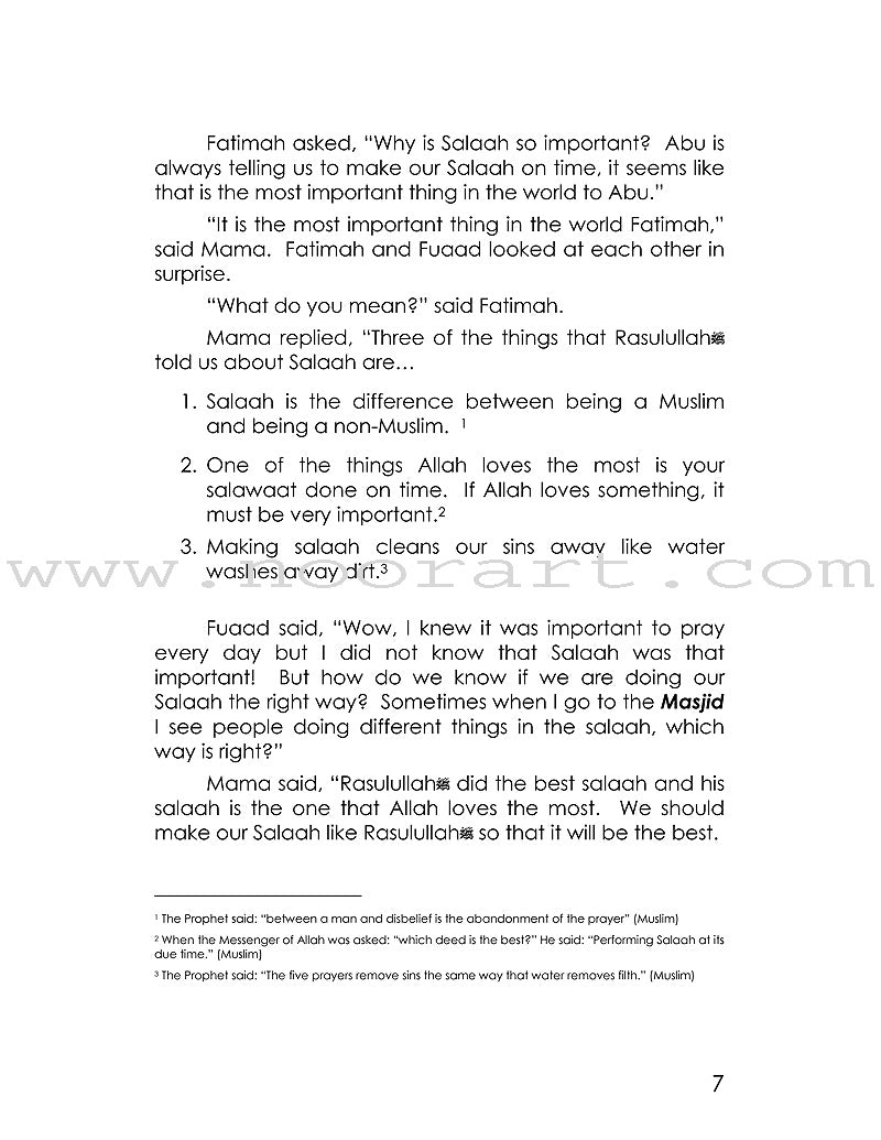 Perfecting the Pillars (Salaah, Fatimah & Fuaad): Part 1