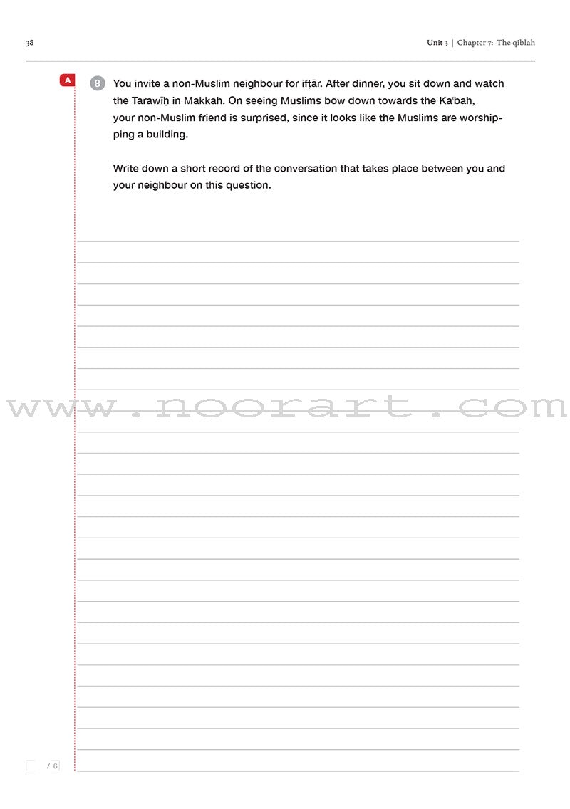 Safar Islamic Studies Workbook: Level 7