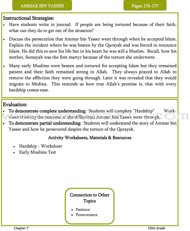 Learning and Living Islam Teacher's Edition: Level 5