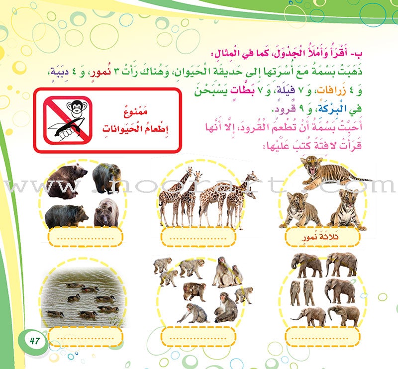 My Language is Arabic: Book 4 (Grammar Skills) عربي لساني - مهارات التدريبات النحوية والصرفية