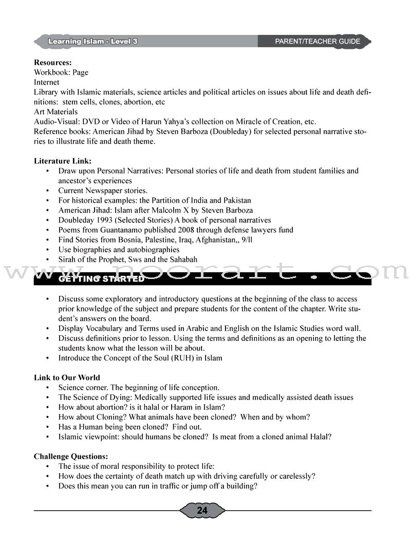 Learning Islam Teacher Guide: Level 3