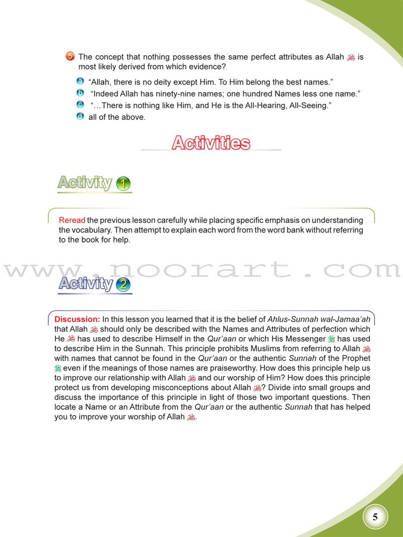 ICO Islamic Studies Textbook: Grade 9, Part 1