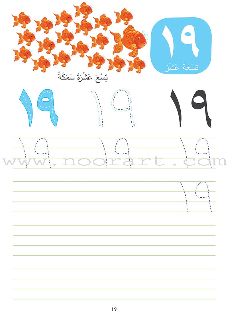 Wipe-Clean Arabic Numbers