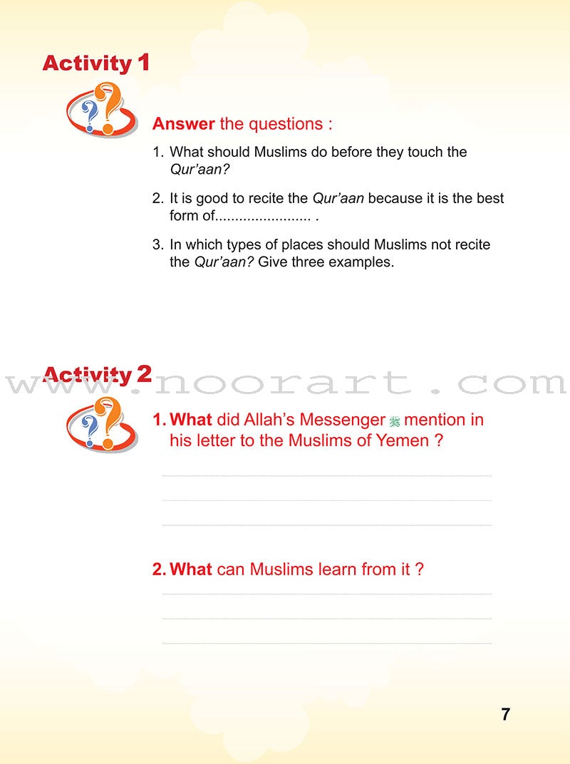 ICO Islamic Studies Textbook: Grade 3 (Light Edition)