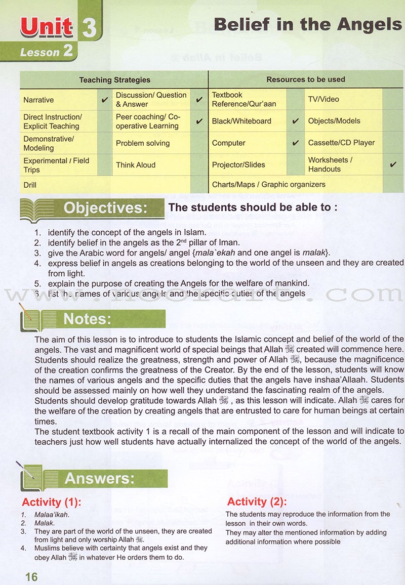 ICO Islamic Studies Teacher's Manual: Grade 2 (Light Edition)