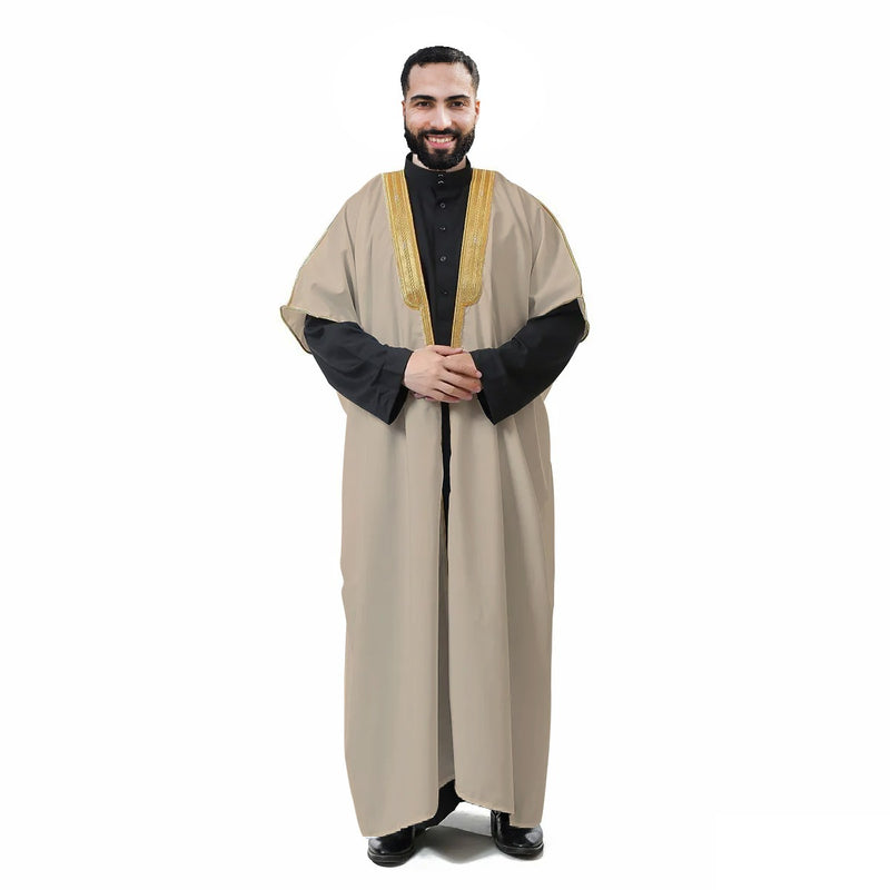 Men's Abaya (Bisht) | Cloak Arab Dress | Amazing Best Quality Men's Islamic Arabian Cloak