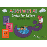 Match with Me: Arabic Fun Letters Coloring Book (21" x 21") (Learning Arabic Recourses)
