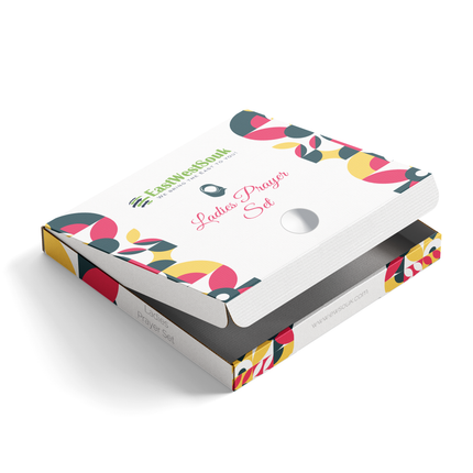 Women's Prayer Dress 2 Pieces Microfiber Solid Color Plus Long Sleeve | One-Size | Hijab Abaya Suit