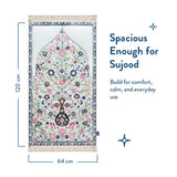 Spring Flowers Premium Prayer Mat – Luxurious & Cushioned | Urban Rugs