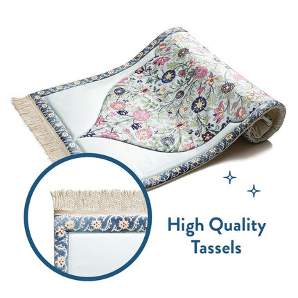 Spring Flowers Premium Prayer Mat – Luxurious & Cushioned | Urban Rugs