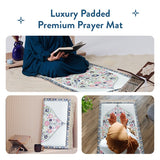 Spring Flowers Premium Prayer Mat – Luxurious & Cushioned | Urban Rugs