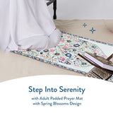 Spring Flowers Premium Prayer Mat – Luxurious & Cushioned | Urban Rugs