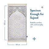 Yellow Lotus Premium Prayer Mat – Luxurious & Cushioned | Urban Rugs