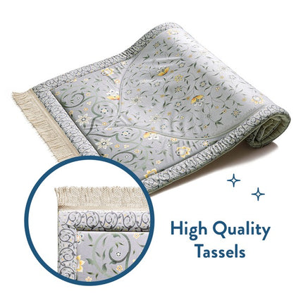 Yellow Lotus Premium Prayer Mat – Luxurious & Cushioned | Urban Rugs