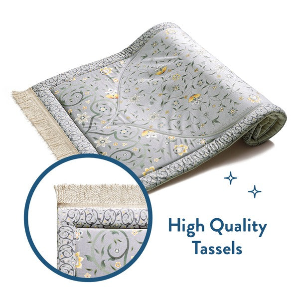 Yellow Lotus Premium Prayer Mat – Luxurious & Cushioned | Urban Rugs