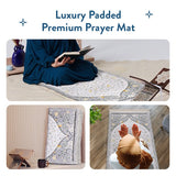 Yellow Lotus Premium Prayer Mat – Luxurious & Cushioned | Urban Rugs