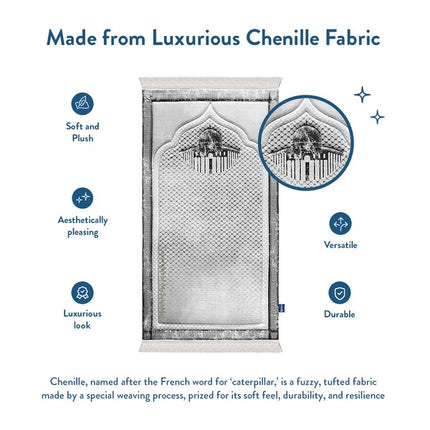 Palestinian Kufiya Premium Prayer Mat – Elegant & Cushioned | Urban Rugs
