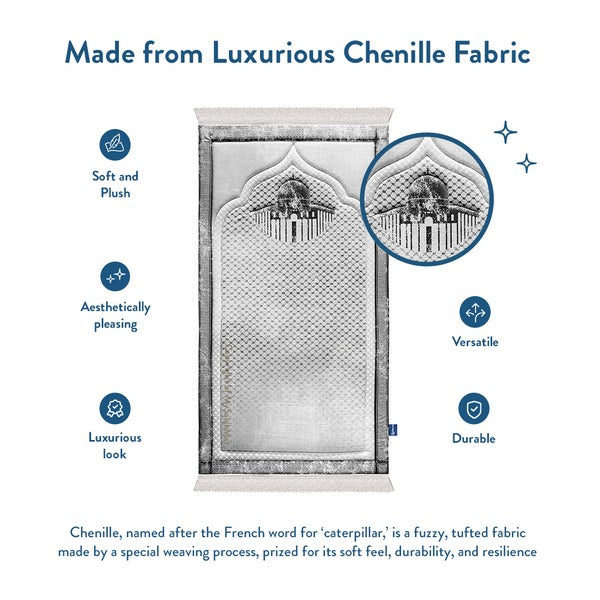 Palestinian Kufiya Premium Prayer Mat – Elegant & Cushioned | Urban Rugs