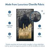 Dark Arabic Calligraphy Premium Prayer Mat | Urban Rugs
