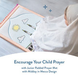 Midday in Mecca Kids Prayer Mat – Soft & Padded | Urban Rugs