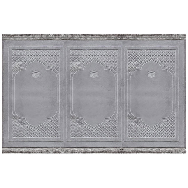 Trio Grey Jama'ah Prayer Mat