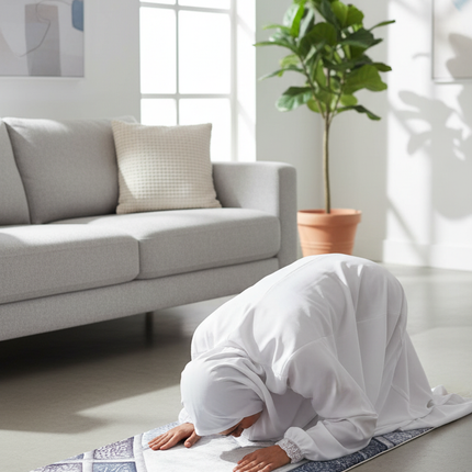 Women's Prayer Dress 2 Pieces (Without Sleeves) - Plain White