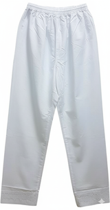 Men's White Under Thobe Serwal Pants – Comfortable & Stylish - White Color