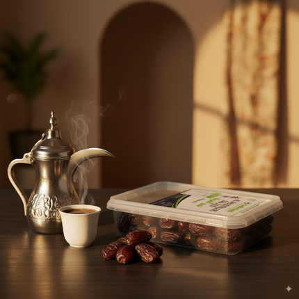 East West Souk Khodari Dates 2.2LB, Plump, and Irresistibly Sweet |  No Preservatives | Nutrient-Rich Snacking | Perfect for Juicing, Cooking, Gifting, and Culinary Creations