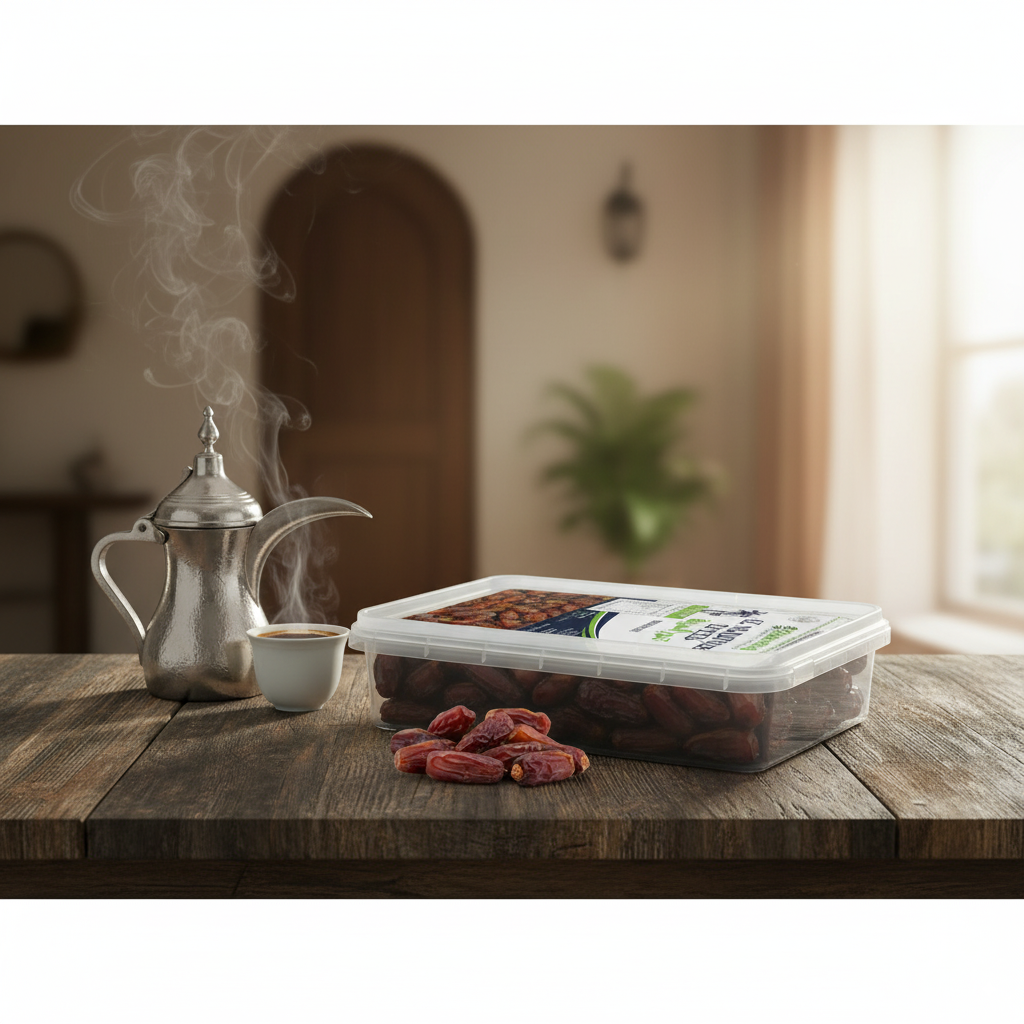 Mabroom Dates Deluxe 2.2LB  - Exquisite Saudi Delicacy with Subtle Sweetness | Rich in Fiber, Vitamins, and Minerals | Perfect Energy-Boosting Snack