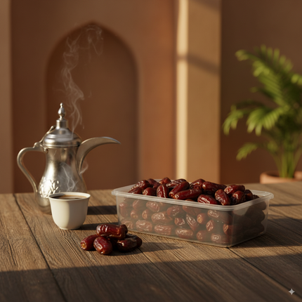 East West Souk Khodari Dates 2.2LB, Plump, and Irresistibly Sweet |  No Preservatives | Nutrient-Rich Snacking | Perfect for Juicing, Cooking, Gifting, and Culinary Creations