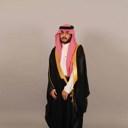 Premium lightweight wool Arabic bisht abaya for men

