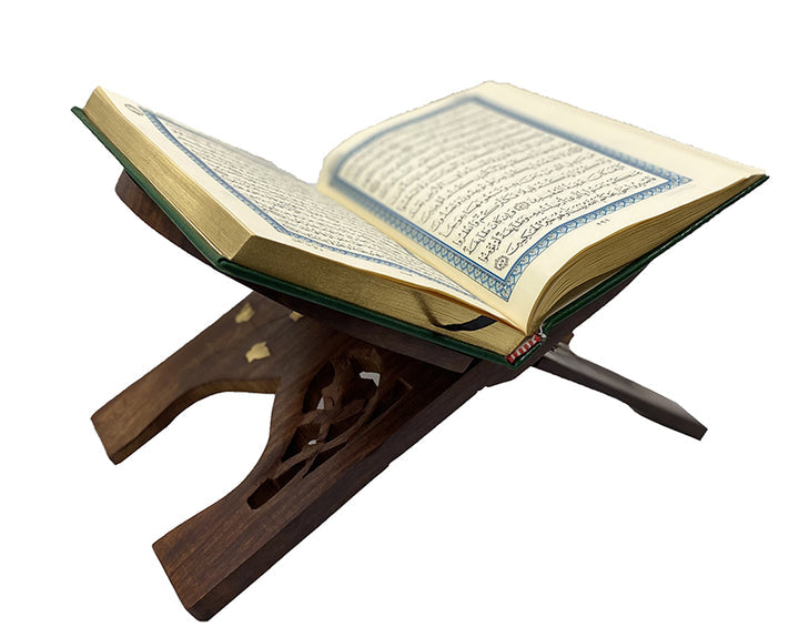 Holy Quran (Colors May Vary) with Quran Holder Small size (13 * 7)