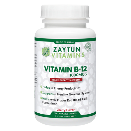 Halal Vitamin B-12 (Methylcobalamin) Tablets