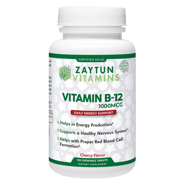 Halal Vitamin B-12 (Methylcobalamin) Tablets