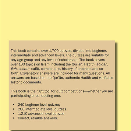 Quiz Book on Islam