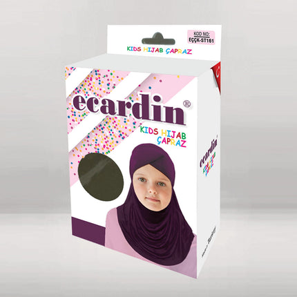 Premium Ecardin Head Scarf Hijab for Girls – Comfortable & Stylish Scarf Hijab for Kids