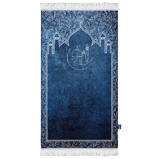 Islamic Navy Blue Original Prayer Mat