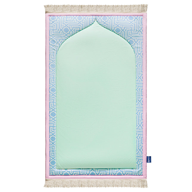 Pastel Islamic Arch Junior Prayer Mat