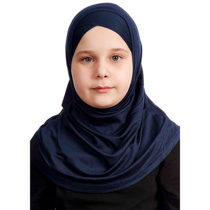 Premium Ecardin Head Scarf Hijab for Girls – Comfortable & Stylish Scarf Hijab for Kids